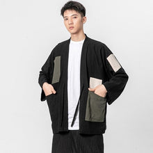 Load image into Gallery viewer, Loose Men&#39;s Cardigan Kimono Shirt Samurai Costume
