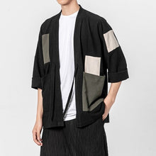 Load image into Gallery viewer, Loose Men&#39;s Cardigan Kimono Shirt Samurai Costume
