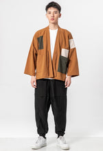 Load image into Gallery viewer, Loose Men&#39;s Cardigan Kimono Shirt Samurai Costume
