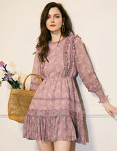 Load image into Gallery viewer, Lace Pastoral Dress
