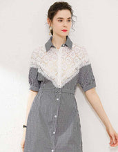 Load image into Gallery viewer, Clementine Lattice Dress
