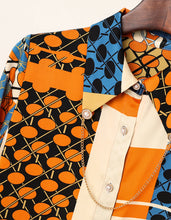 Muatkan imej ke dalam penonton Galeri, Stylish Orange Two-Piece
