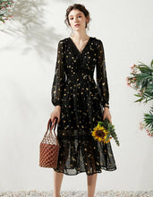 Load image into Gallery viewer, Black Elegant Dress
