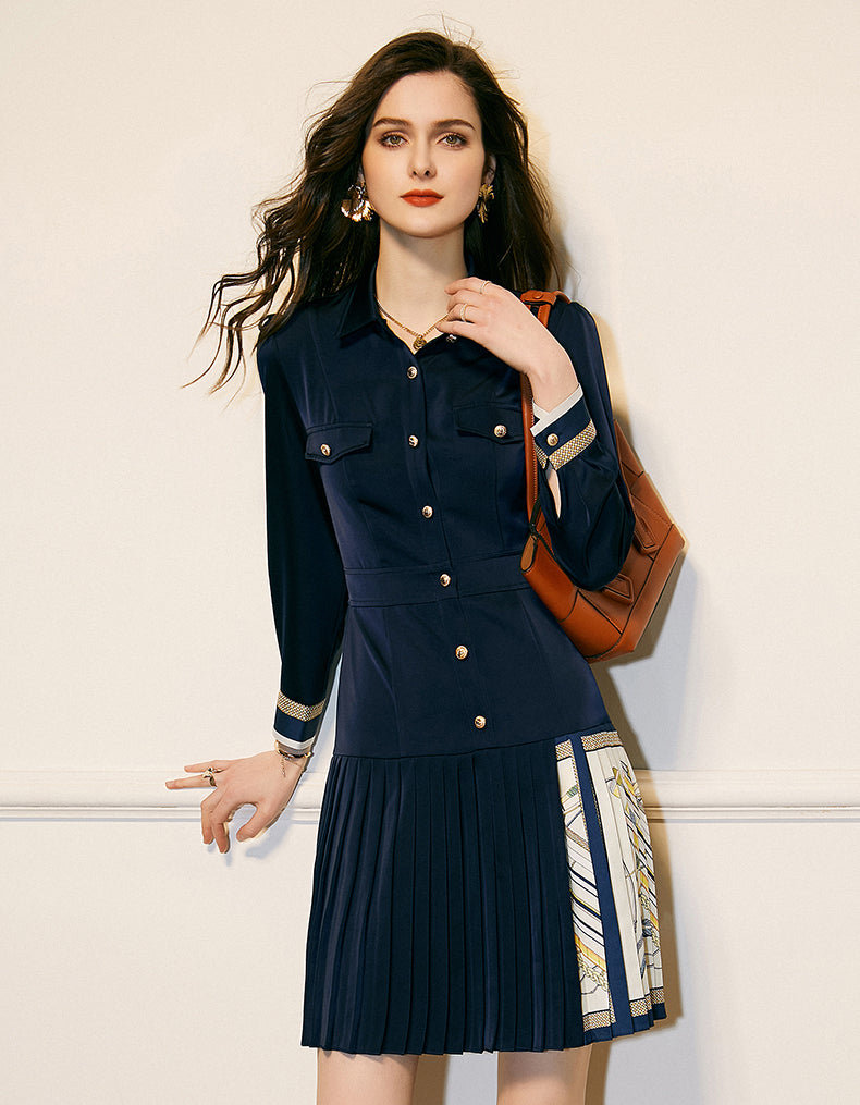 Blue Bouffant Dress