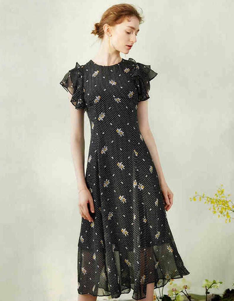 Floral Dot Dress