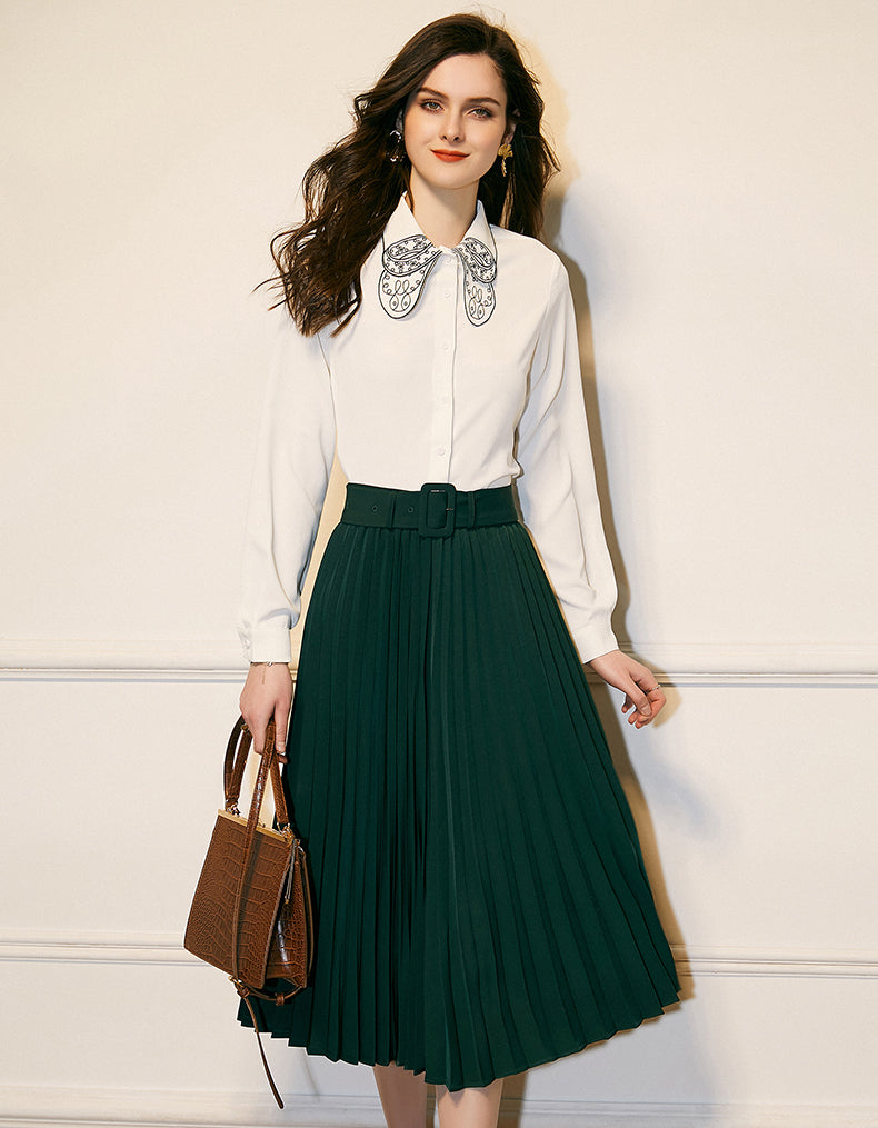 Gentle Embroidery Two-Piece