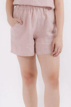Load image into Gallery viewer, Linen Relaxed Shorts (Dusty Pink)
