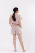 Load image into Gallery viewer, Linen Relaxed Shorts (Dusty Pink)
