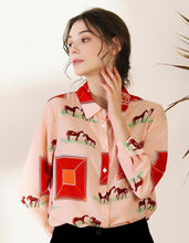 Load image into Gallery viewer, Holiday Chiffon Shirt
