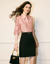 Load image into Gallery viewer, Pink Lattice Two-Piece
