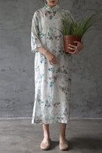 Load image into Gallery viewer, White Leafy Dress
