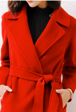 Load image into Gallery viewer, Penny&#39;s Red Wool Coat
