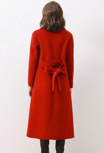 Load image into Gallery viewer, Penny&#39;s Red Wool Coat
